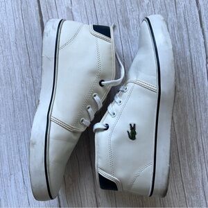 Lacoste Juniors' Ampthill Synthetic Trainers